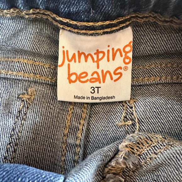 Toddler Girls’ Lace Patch Jeans. 3t Adjustable Waist. - Picture 4 of 4